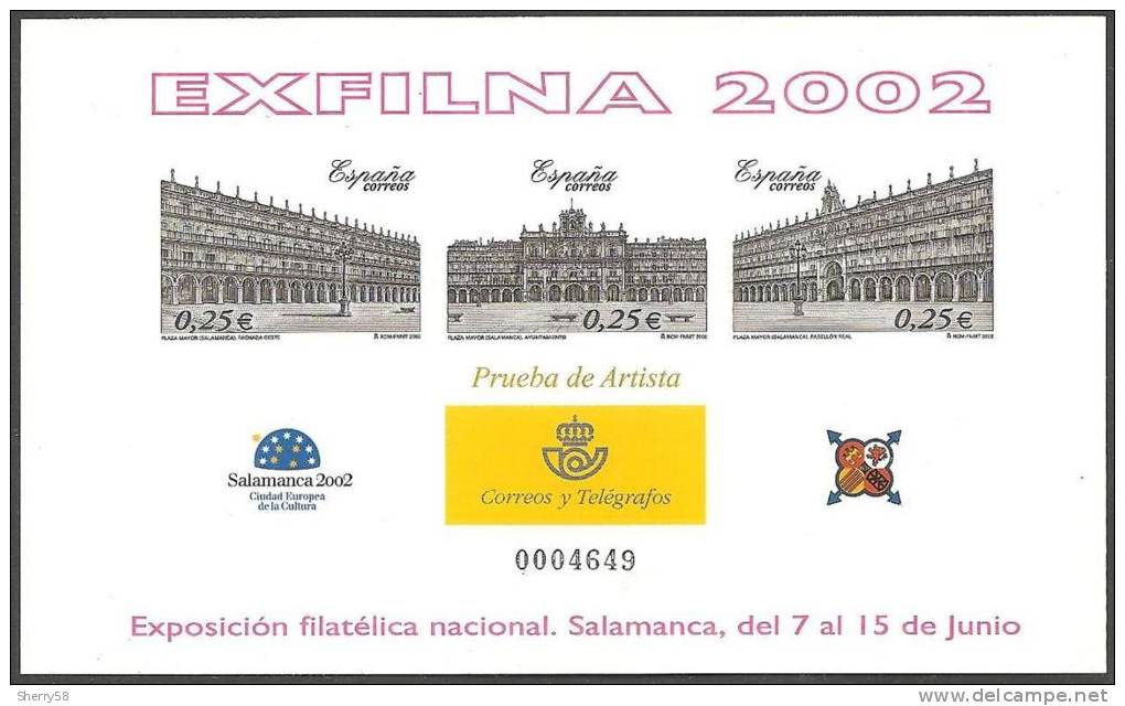 2002-PRUEBA Nº 78-EXFILNA ' 02 . SALAMANCA - Prove & Ristampe