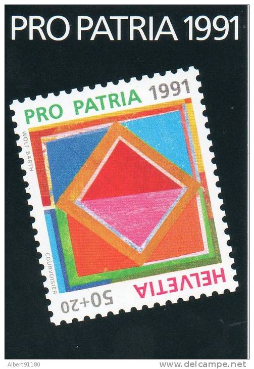 SUISSE Pro-Patria 1991 N°c1374 - Carnets