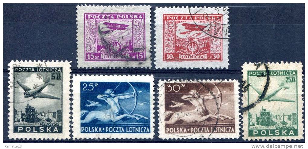 Pologne                         PA   Divers  Oblitérés - Used Stamps