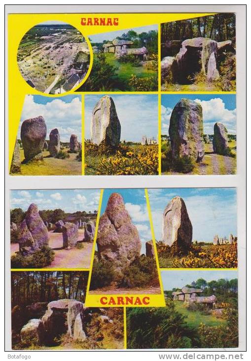 2 CPM CARNAC MULTIVUES - Dolmen & Menhirs