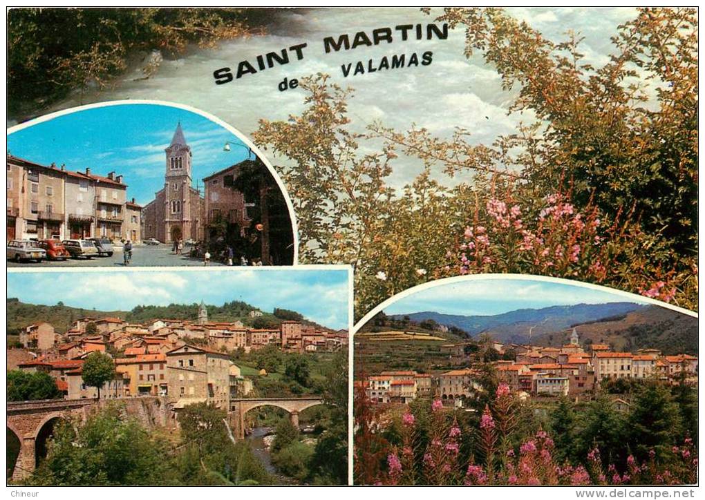 SAINT MARTIN DE VALARAS  CARTE MULTIVUES - Saint Martin De Valamas