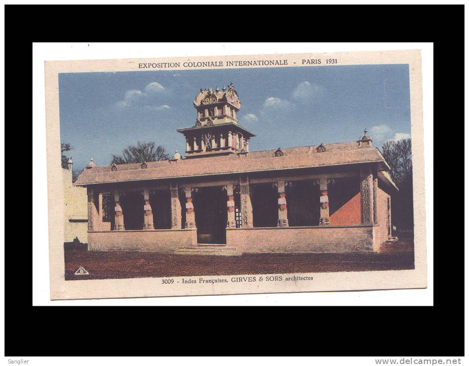 EXPOSITION COLONIALE INTERNATIONALE - PARIS 1931 -  INDES FRANCAISES - Ausstellungen