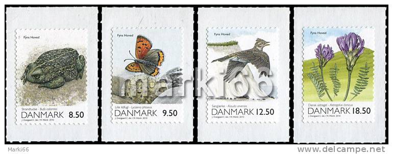 Denmark - 2010 - Danish Flora & Fauna - Mint Stamp Set - Ungebraucht