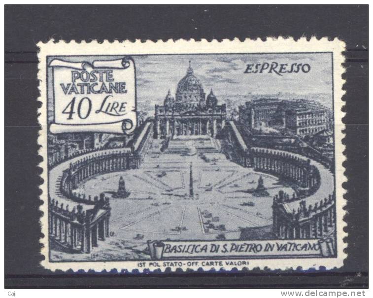 Vatican  -  Exprès  -  1949  :  Yv  11  ** - Priority Mail