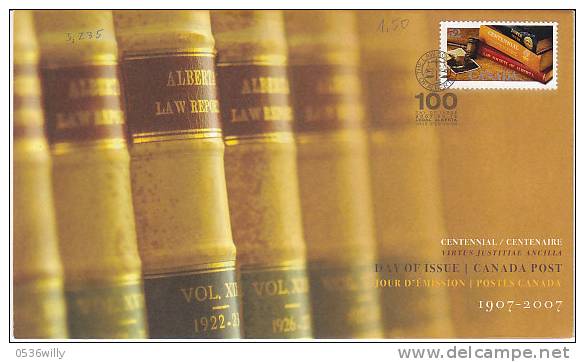 Alberta. Law Society Of Alberta / Gesetzesbücher (3.235) - Cartes-maximum (CM)