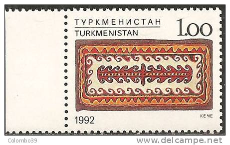 Turkmenistan  1992  MNH**  -  Yv. 9 - Tessili