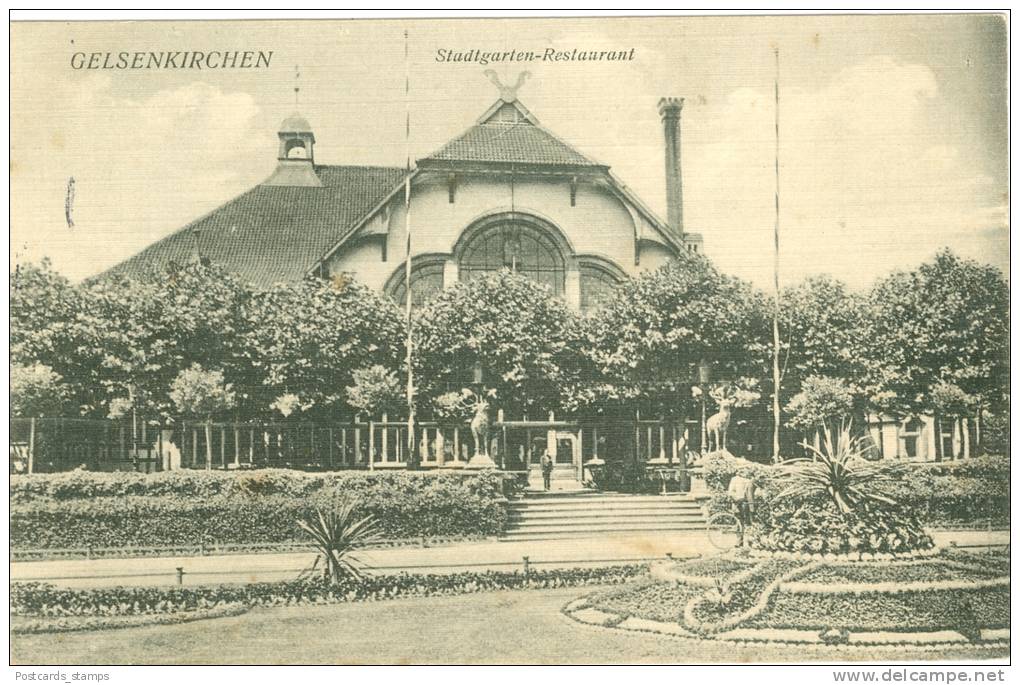 Gelsenkirchen, Stadtgarten Restaurant, 1913 - Gelsenkirchen