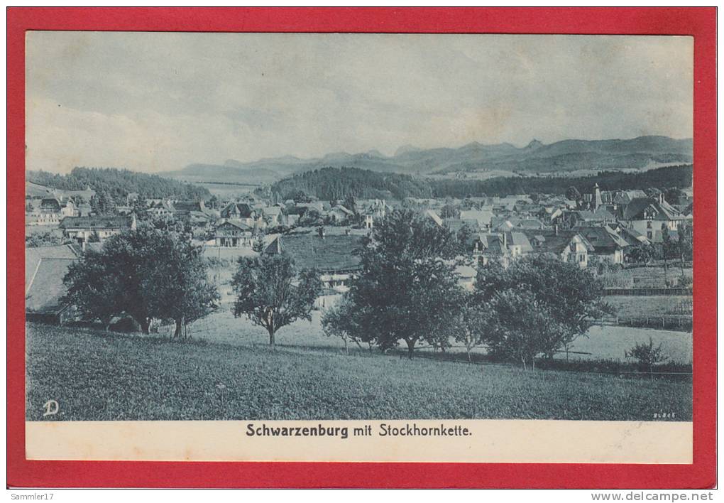 SCHWARZENBURG MIT STOCKHORNKETTE - Schwarzenburg