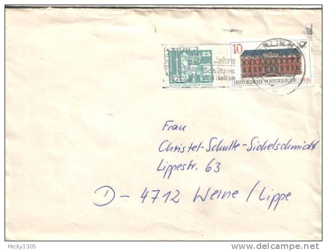 DDR / GDR - Umschlag Echt Gelaufen / Cover Used (Q715)- - Lettres & Documents