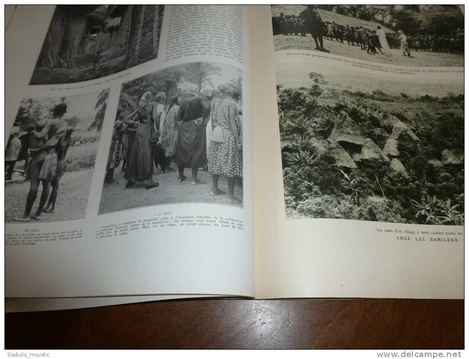 N° 4947 du 25-12-1937  : Pub NESTLE ; Ramadan ; USA , Arizona et New-Mexique ; CAMEROUN chez les Bamiléké ; Les pygmées