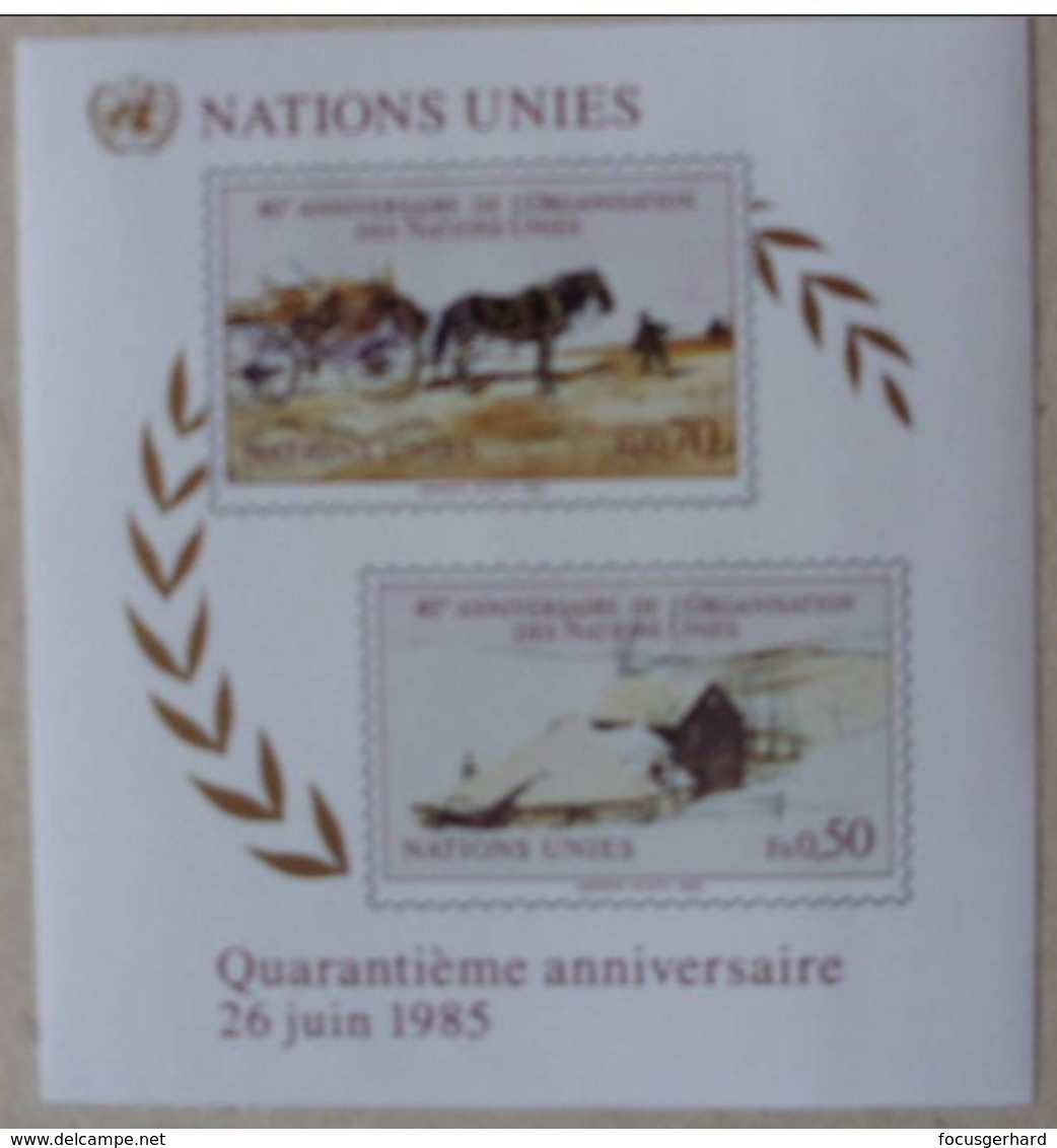 Uno Genf  40 Jahre Uno  1985  ** - Ongebruikt