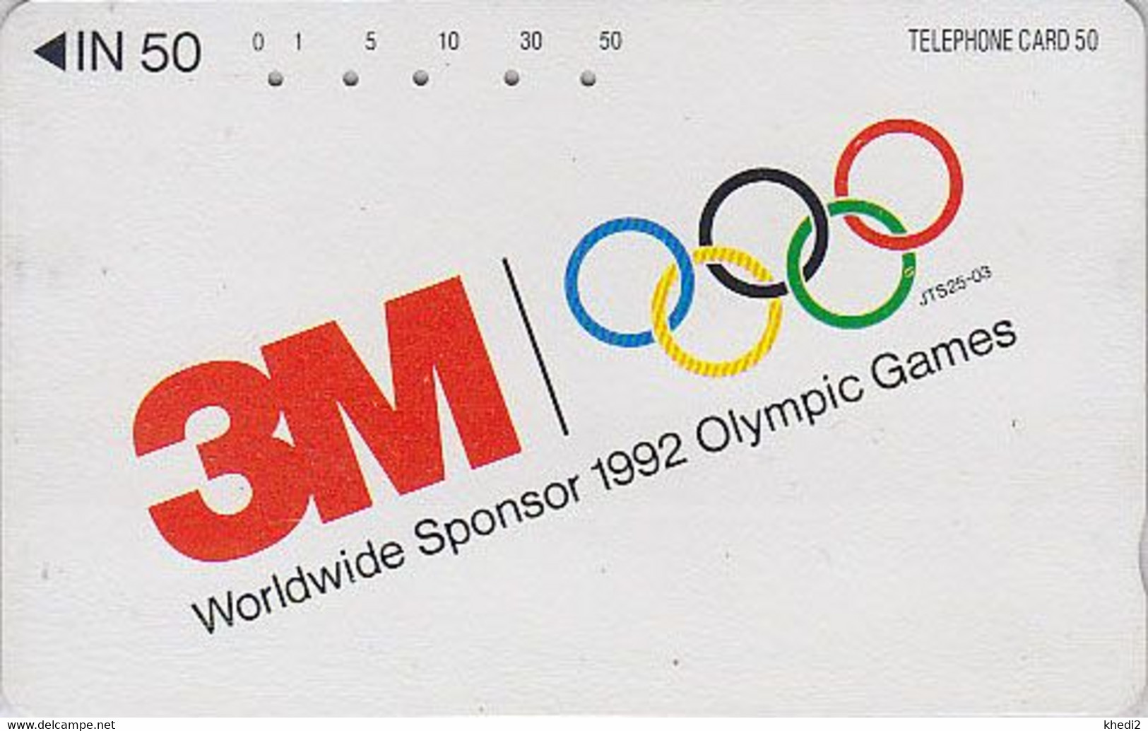 TC JAPON / 110-011 - JEUX OLYMPIQUES BARCELONE 1992 / Logo & Pub Scotch 3 M - OLYMPIC GAMES SPAIN JAPAN Sport Pc - 175 - Juegos Olímpicos