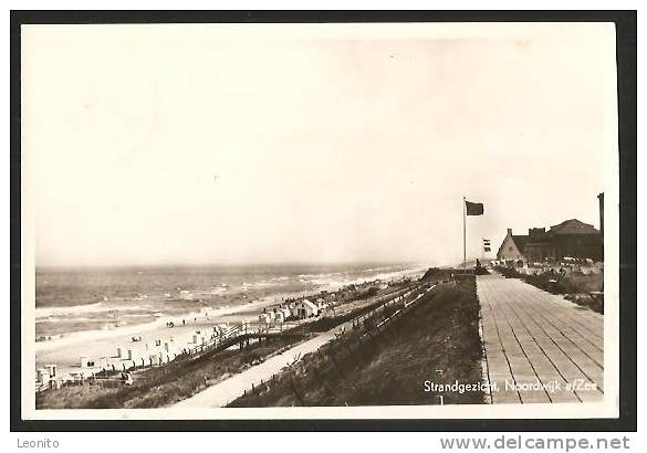 NOORDWIJK AAN ZEE Strandgezicht 1949 - Noordwijk (aan Zee)