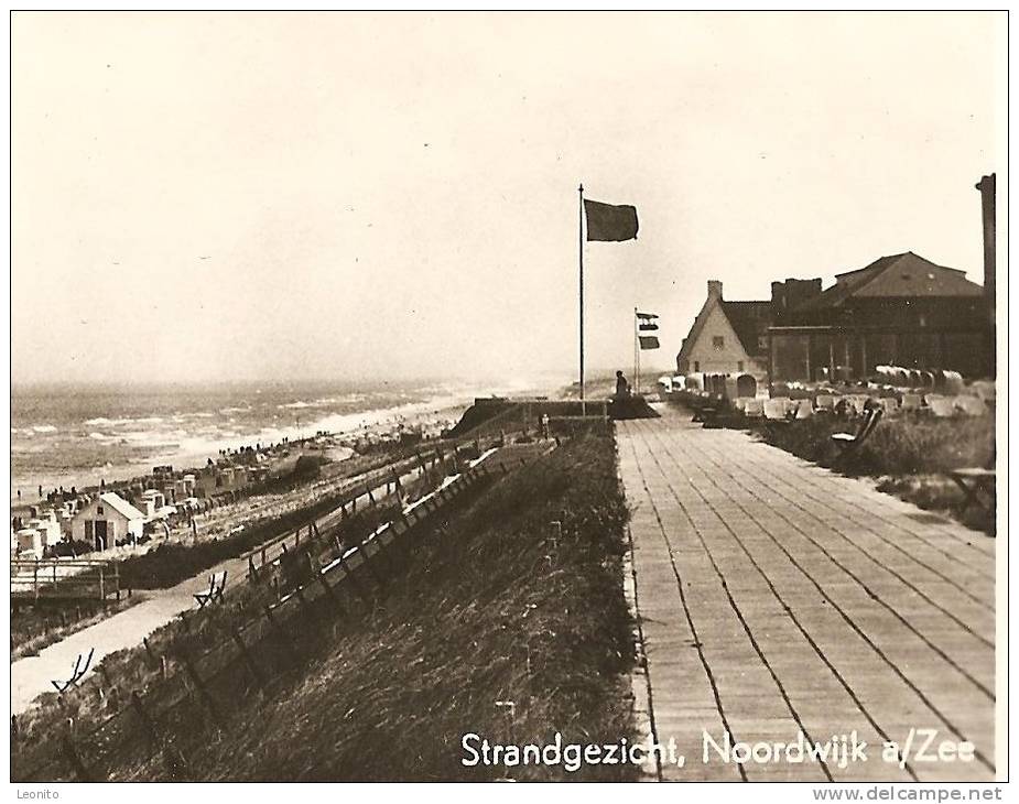 NOORDWIJK AAN ZEE Strandgezicht 1949 - Noordwijk (aan Zee)