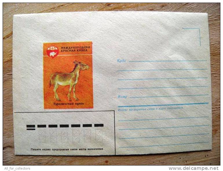 Cover From USSR, Animal Fauna International Red Book, - Cartas & Documentos