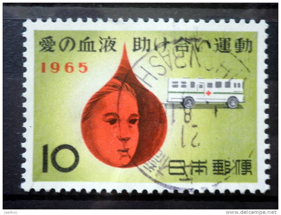 Japan - 1965 - Mi.nr.895 - Used - Transfusion Service - - Usados