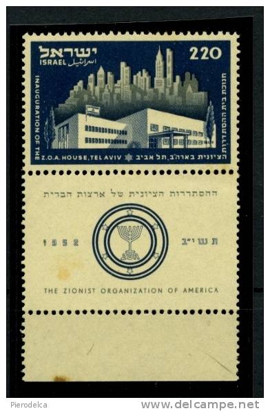 ISRAELE ISRAEL 1952  -  MNH ** - Nuevos (con Tab)