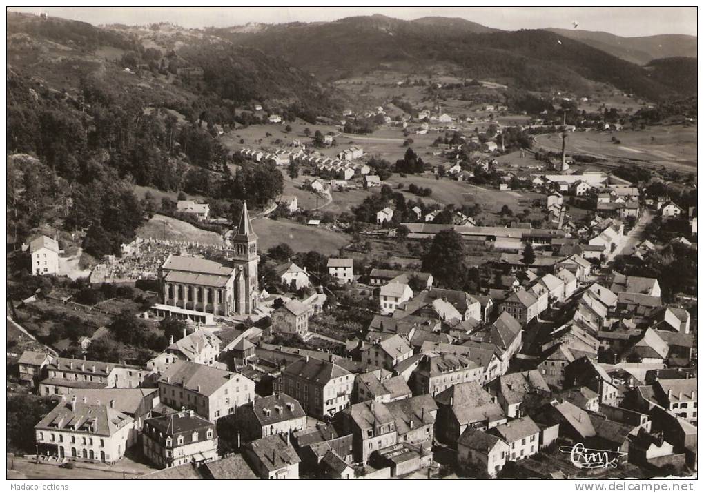 Le Thillot (88)  Vue Aérienne Sur Le Quartier De La Gare - Le Thillot