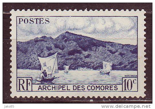 - COMORES  - 1950 - YT N° 1 - ** - Site - Unused Stamps