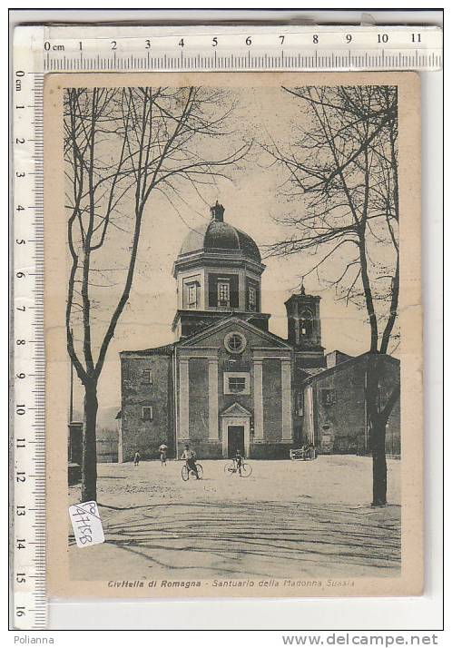 PO4715B# FORLI'-CESENA - CIVITELLA DI ROMAGNA - SANTUARIO DELLA MADONNA SUASIA  VG 1943 - Forlì