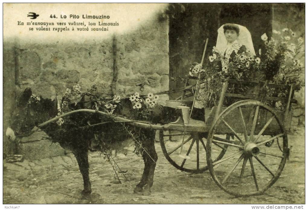 La Pito Limouzino - CPA 1917 - Sin Clasificación