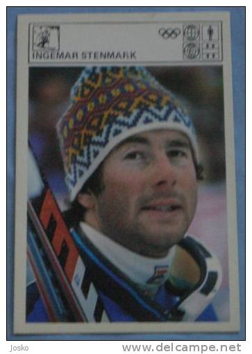 INGEMAR STENMARK - Sweden ... Yugoslavia Vintage Card Svijet Sporta * Alpine Skiing Ski Alpin Sci Alpino Esquí Alpino - Sports D'hiver