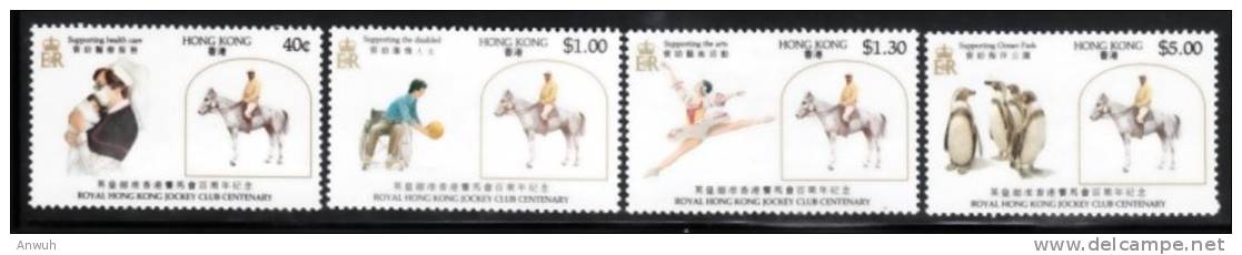 Hong Kong 1984 Scott 435-8 Jockey Club MNH** - Neufs