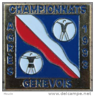 CHAMPIONNATS GENEVOIS AUX AGRES 1993 - GYM- (BLEU) - Gymnastik