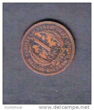 EASTERN CARIBBEAN STATES    1  CENT 1955 (KM # 2) - Kolonies