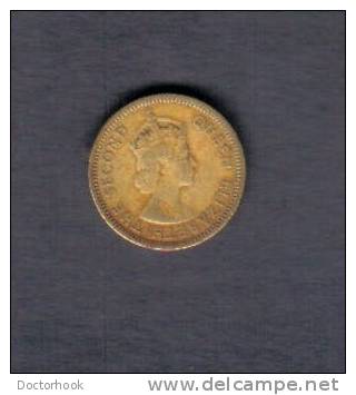 EASTERN CARIBBEAN STATES    5  CENTS 1955 (KM # 4) - Colonias