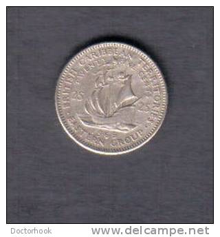 EASTERN CARIBBEAN STATES    25  CENTS 1965 (KM # 6) - Colonies