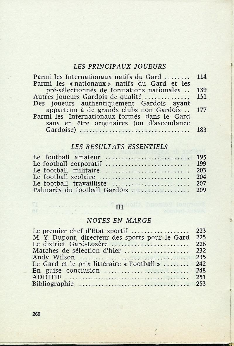 LE FOOTBALL GARDOIS MAX SOULIER PREFACE DE ROGER CHABAUD PRIX LITTERAIRE FOOTBALL 1950 - Sport