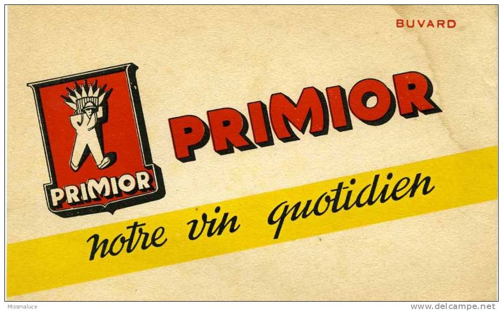 Buvards Vin Primior - Liqueur & Bière