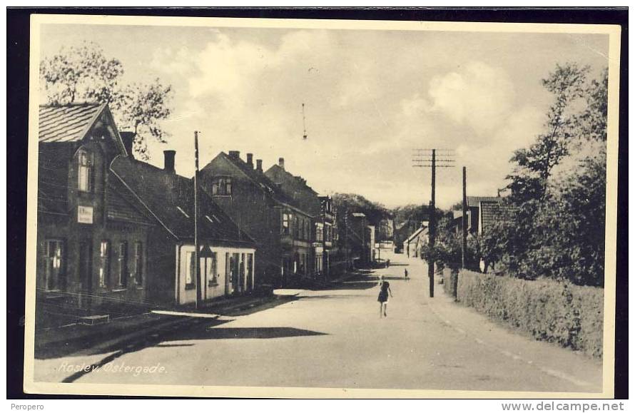 ROSLEV          Old Postcard - Danemark