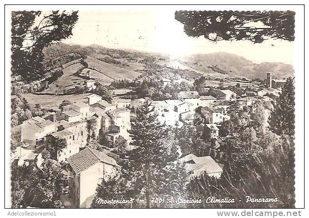 59072)cartolina Illustratoria Montepiano - Staz. Climatica E Panorama - Prato