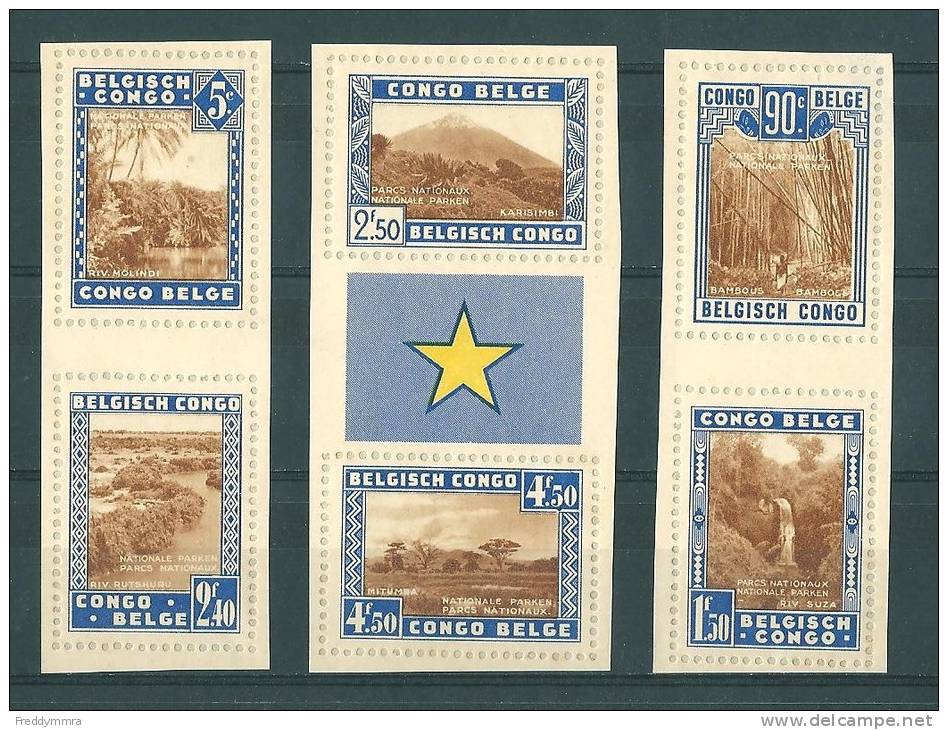 Congo Belge: 203/ 208 * Sur Fragments - Nuovi