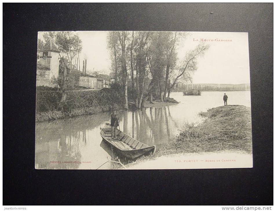 PORTET : BORDS DE GARONNE - BELLE BARQUE - CPA - Autres & Non Classés