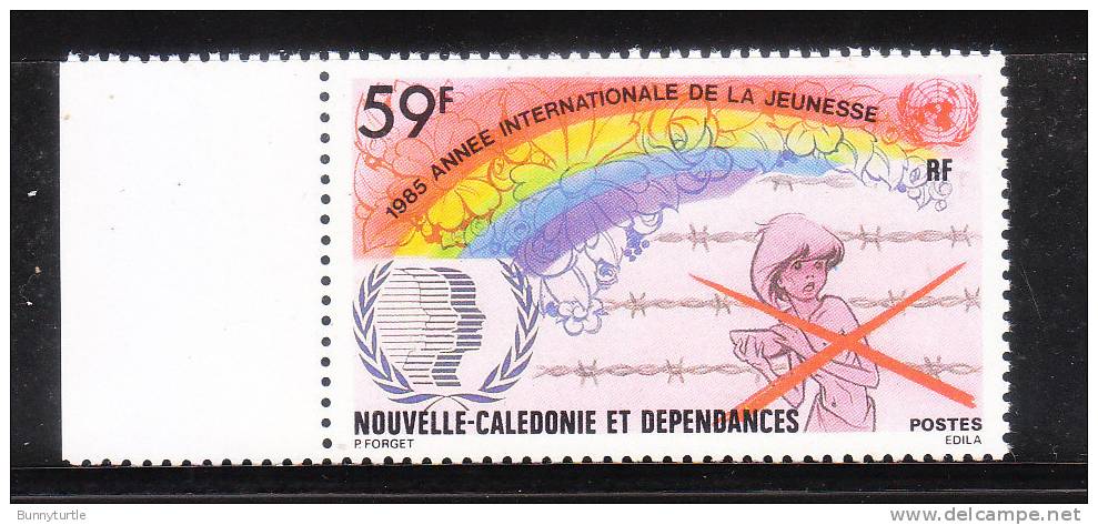 New Caledonia 1985 Int´l Youth Year MNH - Unused Stamps