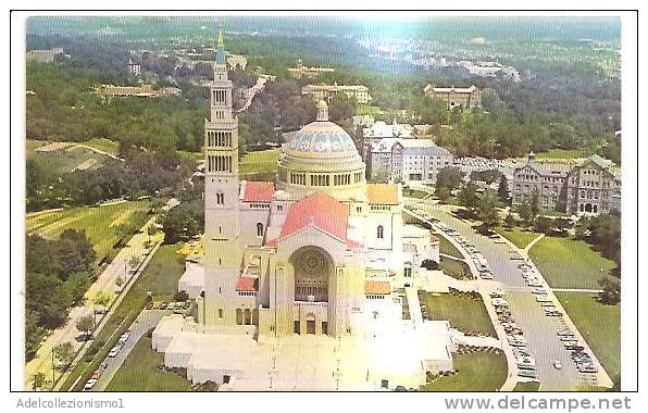59116)cartolina Illustratoria Panorama Aereo Chiesa Immacolata Concezione A W. D.c. - Vancouver