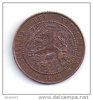 PAYS BAS - 2,5 Cent - 1903 - 2.5 Cent