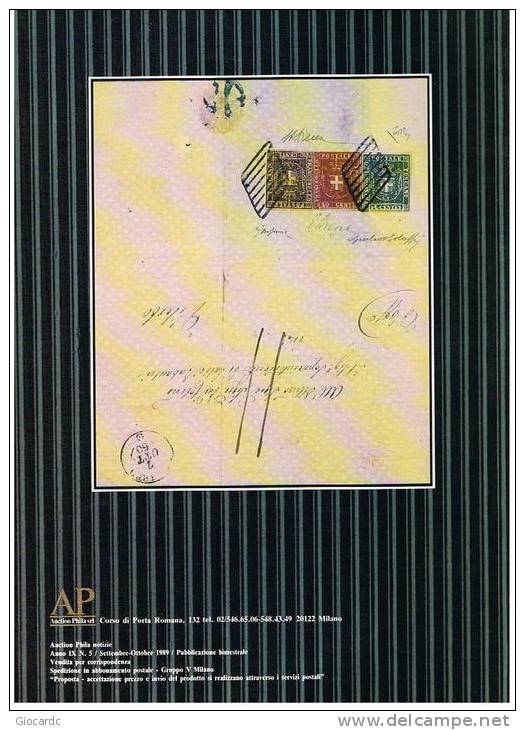 AP AUCTION PHILA SRL  - CATALOGO 39^ ASTA  10.11 NOVEMBRE  1989       -  190 PAGINE - Catalogi Van Veilinghuizen