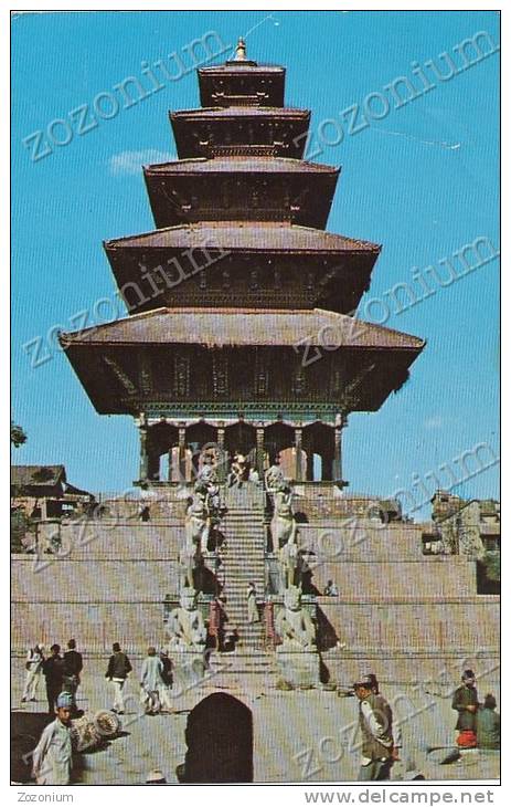 KATHMANDU Bhadgaon Nepal, Old Postcard - Nepal