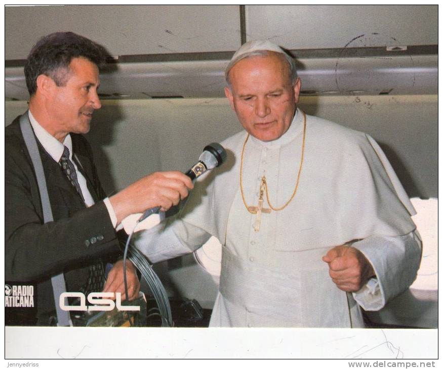 RADIO VATICANA   , Verification Card , Frequenze Radio ,QSL CARD - Radio