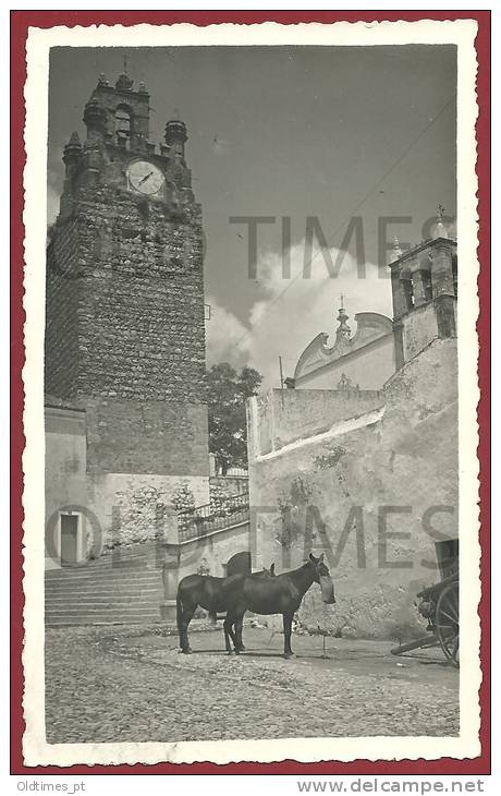 PORTUGAL - SERPA - TORRE DO RELOGIO - 1940 REAL PHOTO PC - Beja