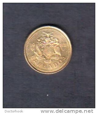 BARBADOS   5  CENTS  1988 (KM # 11) - Barbados (Barbuda)