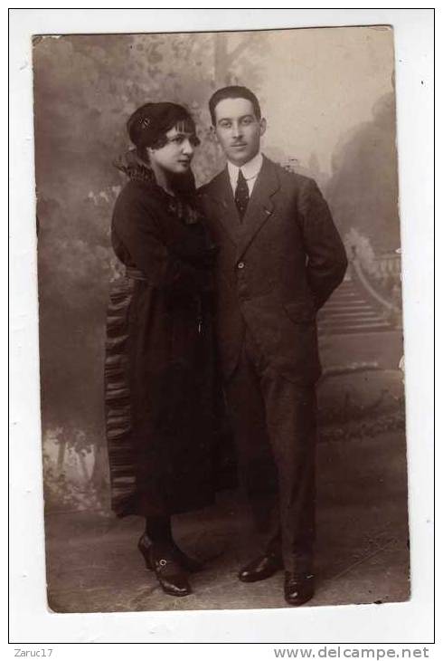 Carte Postale PHOTO MARIAGE CARTE - PHOTO Datée MAI 1920 à SOUK AHRAS Algérie - Souk Ahras