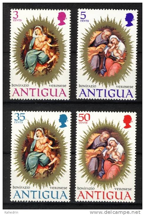 Antigua 1971, Christmas - Noël - Weihnachten - Navidad **, MNH - Antigua En Barbuda (1981-...)