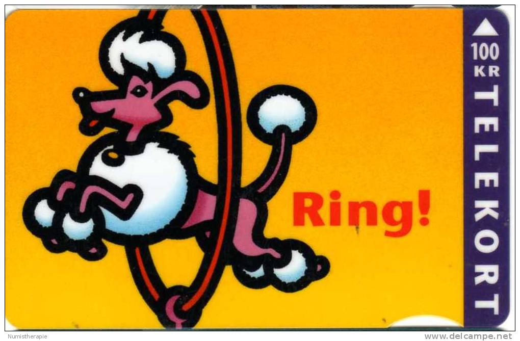 Telekort Teledanmark : Ring ! Poodle ? - Chiens