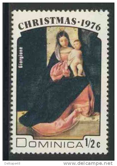 Dominica 1976 Mi 505  ** "Virgin And Child With Saints Anthony Of Padua And Roch" By Giorgione (1477-1510) - Paintings