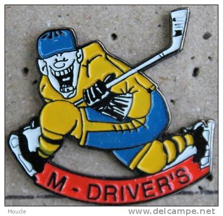 HOCKEY SUR GLACE - HOCKEYEUR MAILLOT JAUNE - M- DRIVER'S (BLEU) - Sports D'hiver